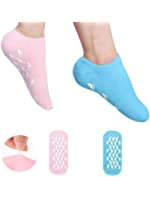Silicone cotton socks with oils and vitamins
